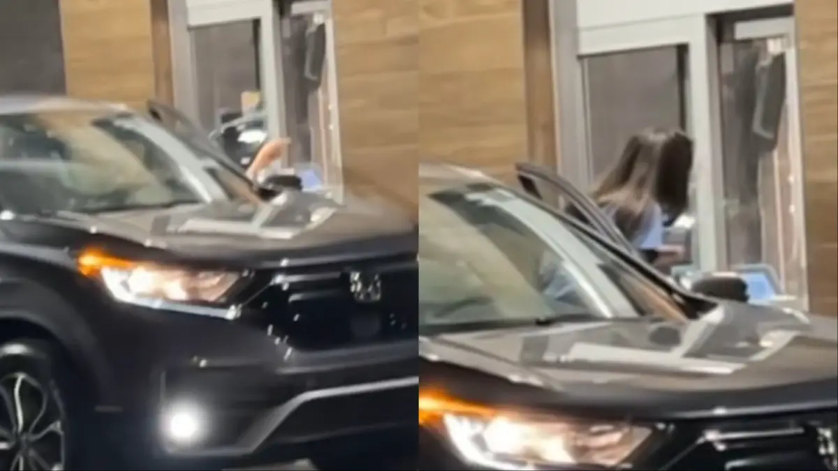 Ohio woman's McDonald's crash out