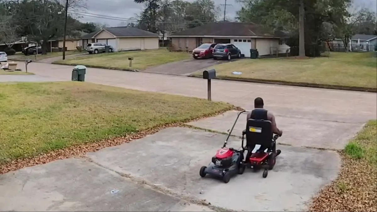 Texas mower theft
