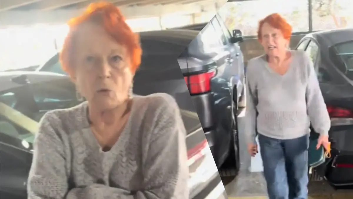 California woman goes from Karen to tears