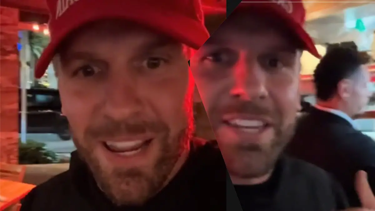 Florida man MAGA hat