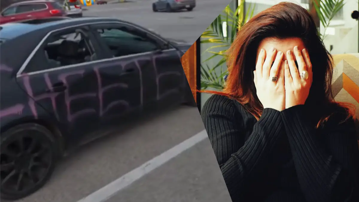 Iowa car revenge goes viral for misspellings