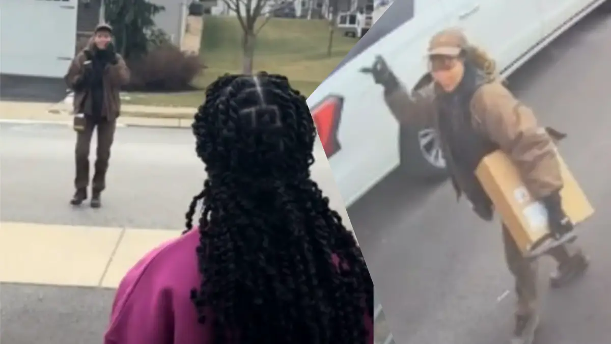 Pennsylvania UPS driver doorbell drama