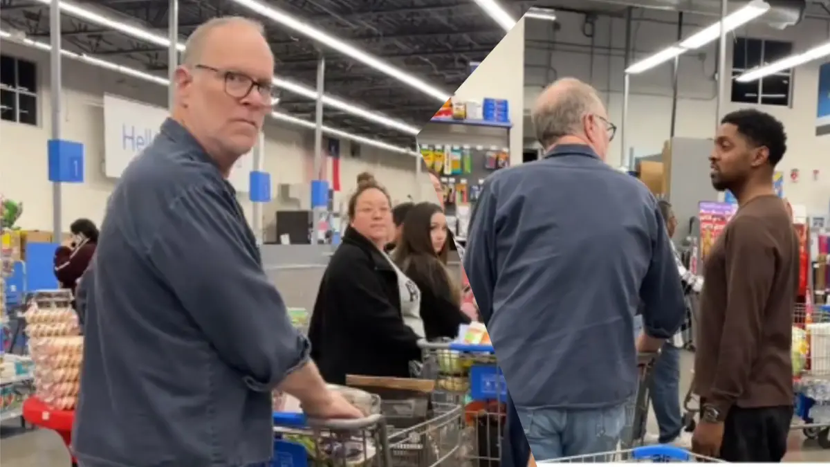 Texas man angers people at grocery store