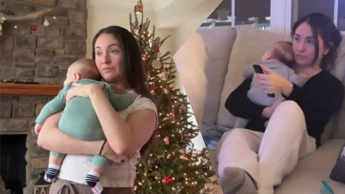 Virginia mom sparks online debate over baby kisses