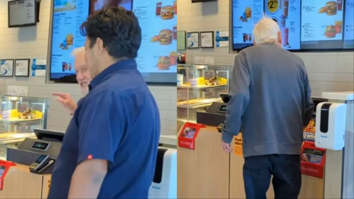 Angry California McDonald's man