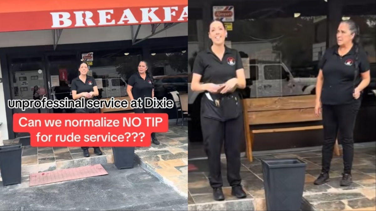 Florida Waitress Crash Out