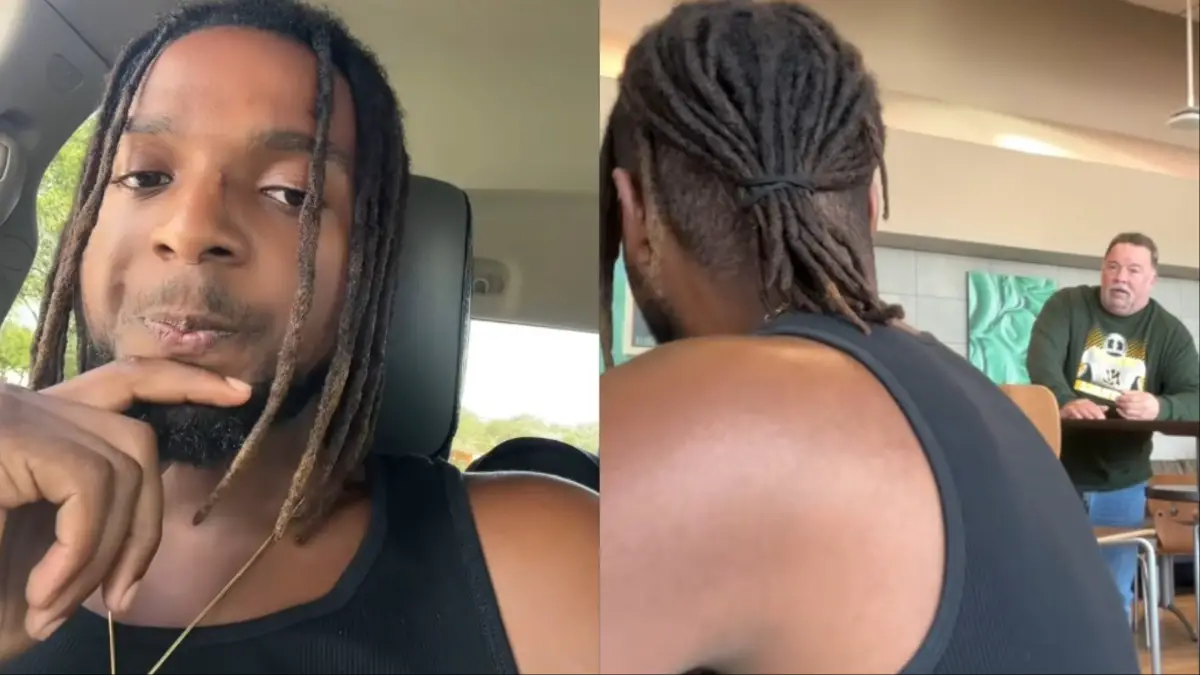 Florida man stands on business