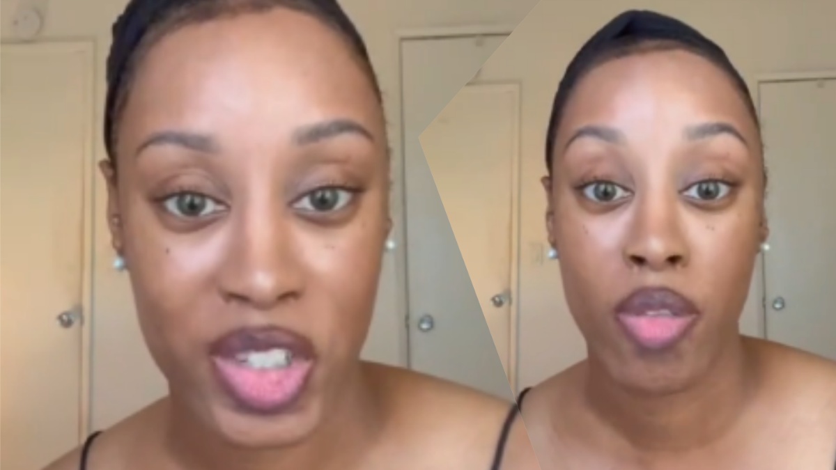 California woman eye color change nightmare