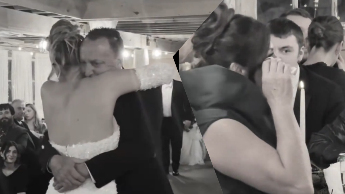 Connecticut bride reduces everyone to tears