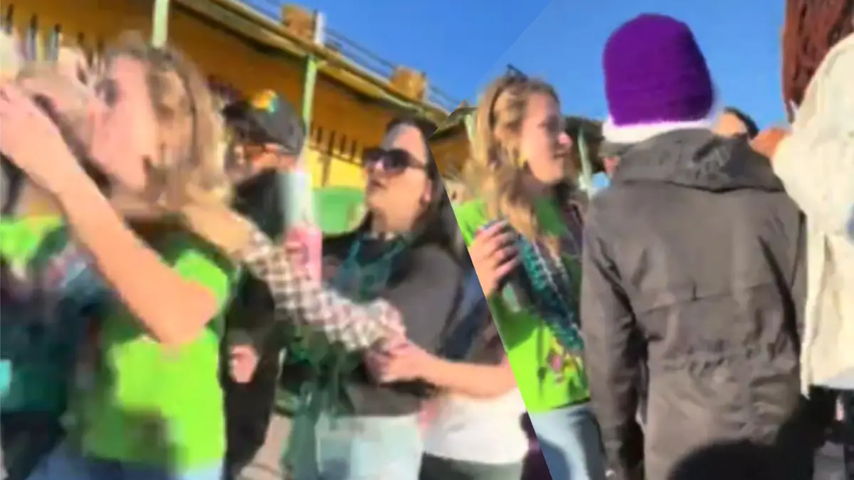 Louisiana family dispute during parade