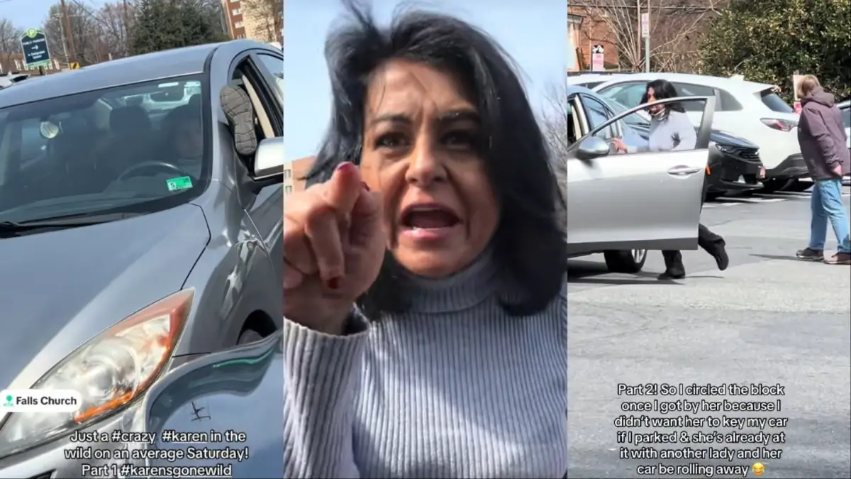 Crazy Virginia Traffic Karen