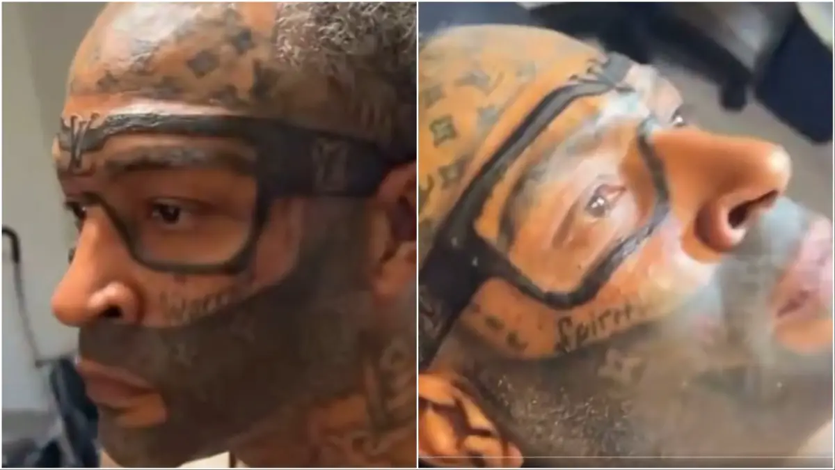 Georgia man's designer tattoo