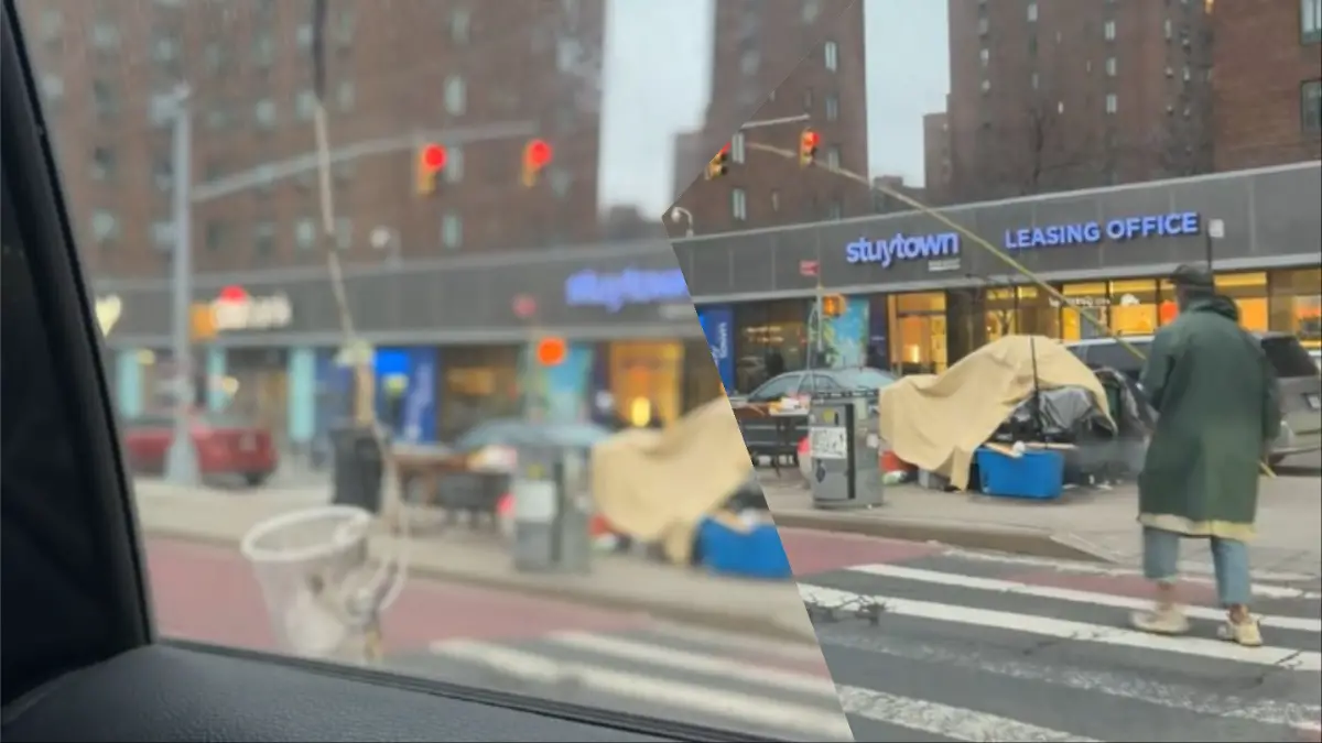 Homeless New York Man