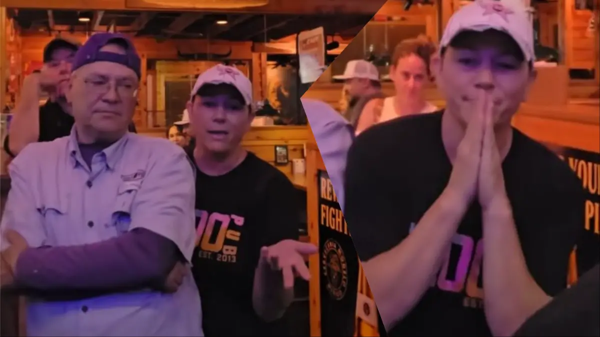 Texas couple racist crash out