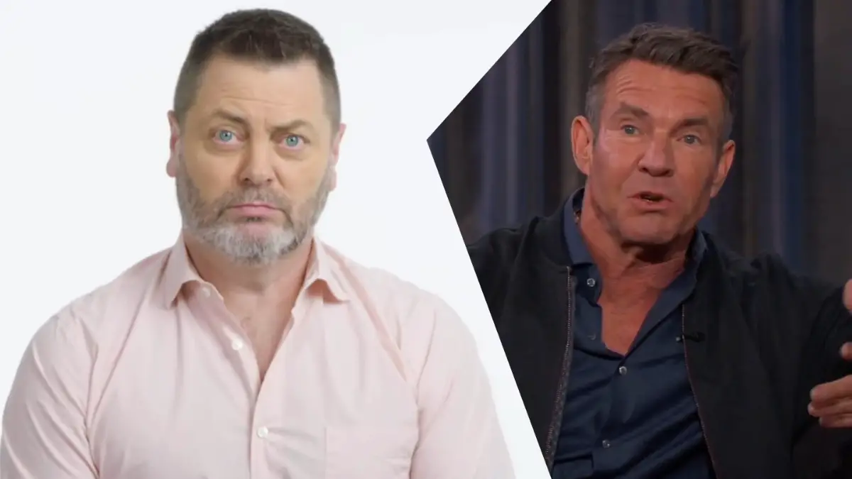 Nick Offerman calls out Dennis Quaid MAGA lifestyle