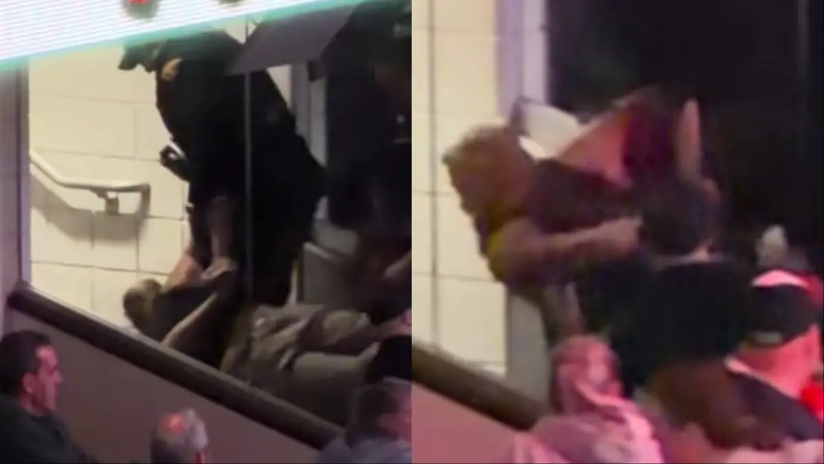 Drunk Ohio Hockey Fan