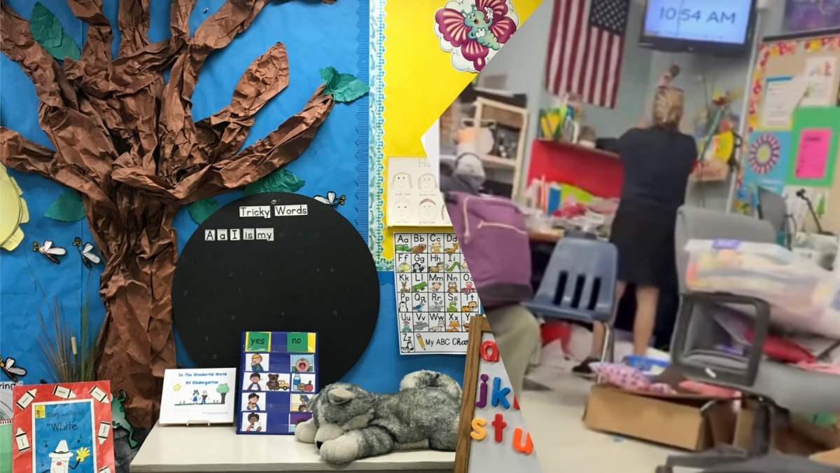 Florida teacher racist display
