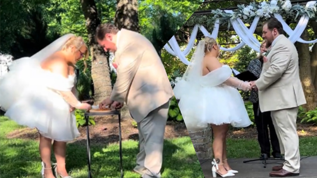 Missouri couple has peanut butter and jelly wedding