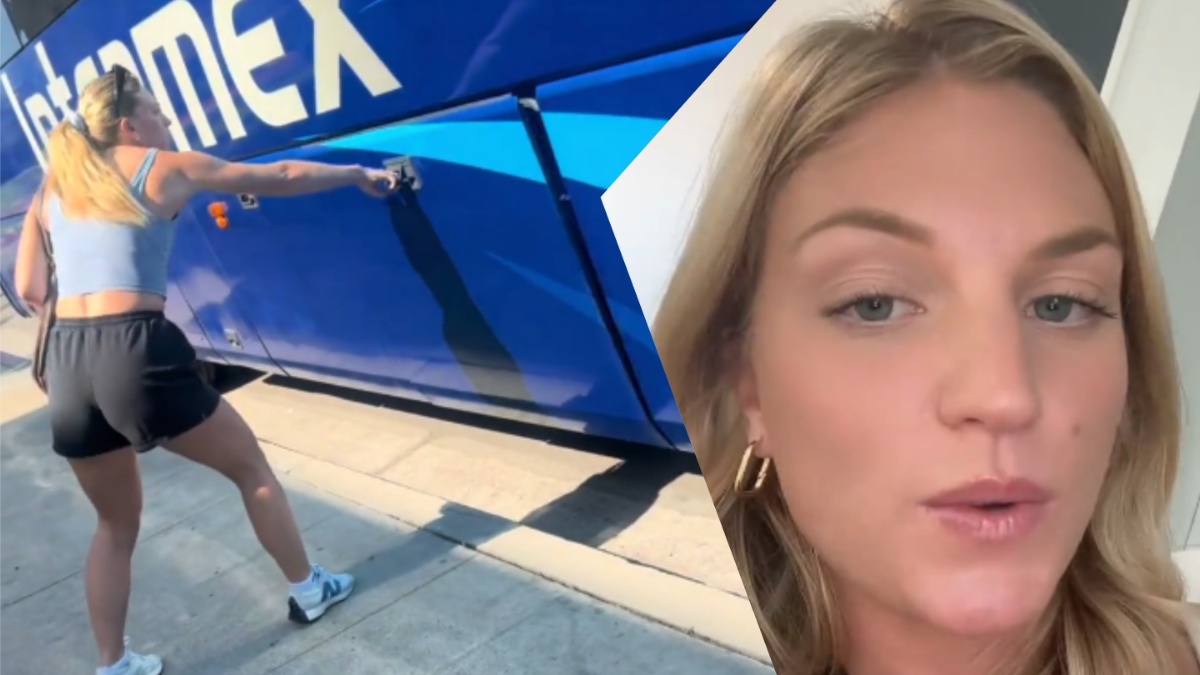 California woman finds bus driver stuck under bus