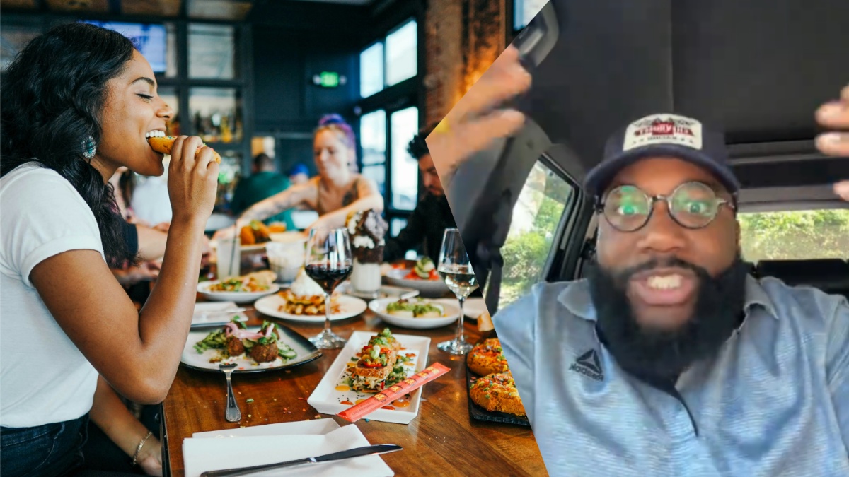 North Carolina man thinks he found new dine and dash method