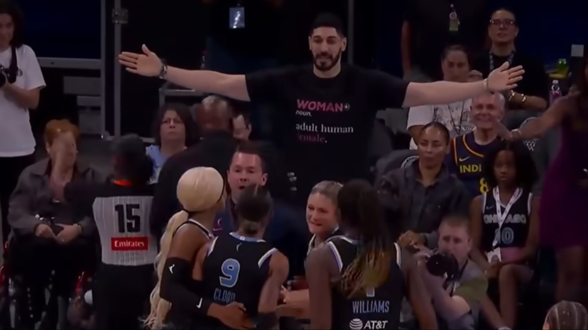 Enes Kanter Freedom Gets Kicked Out Of WNBA Game